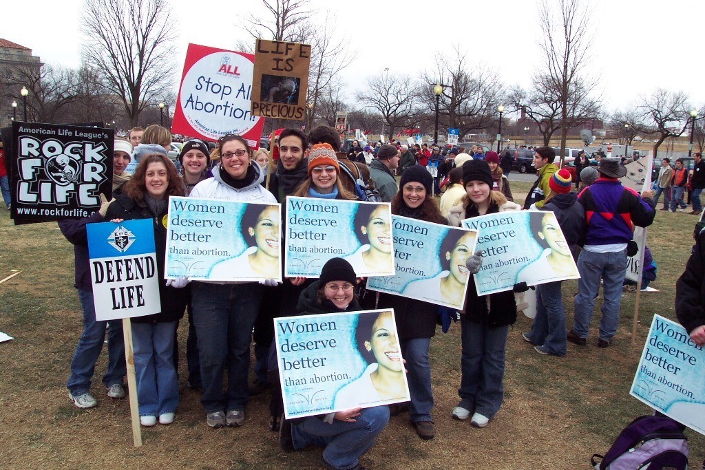 marche pour la vie à Washington en 2004