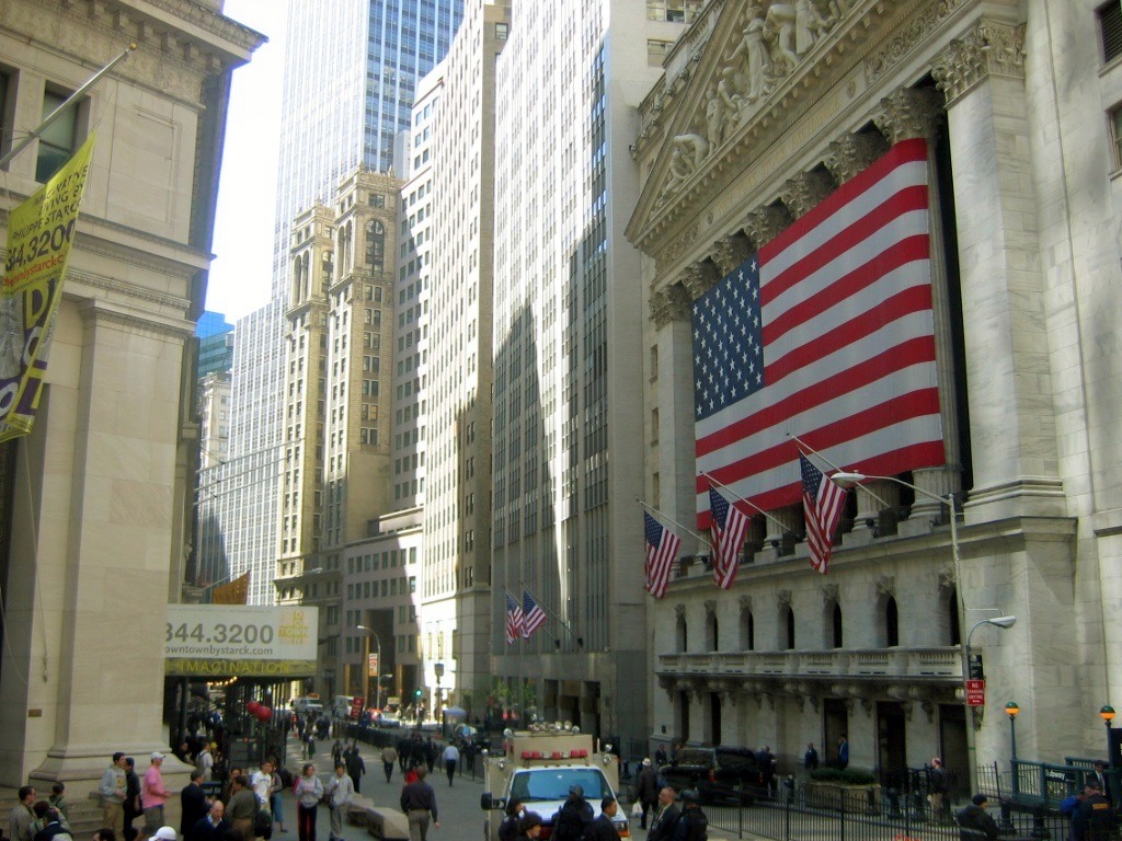 Broad Street et le New-York Stock Exchange (CC BY-SA 3.0)
