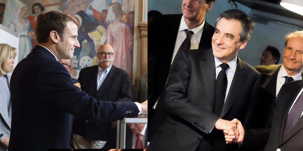 Emmanuel Macron et François Fillon