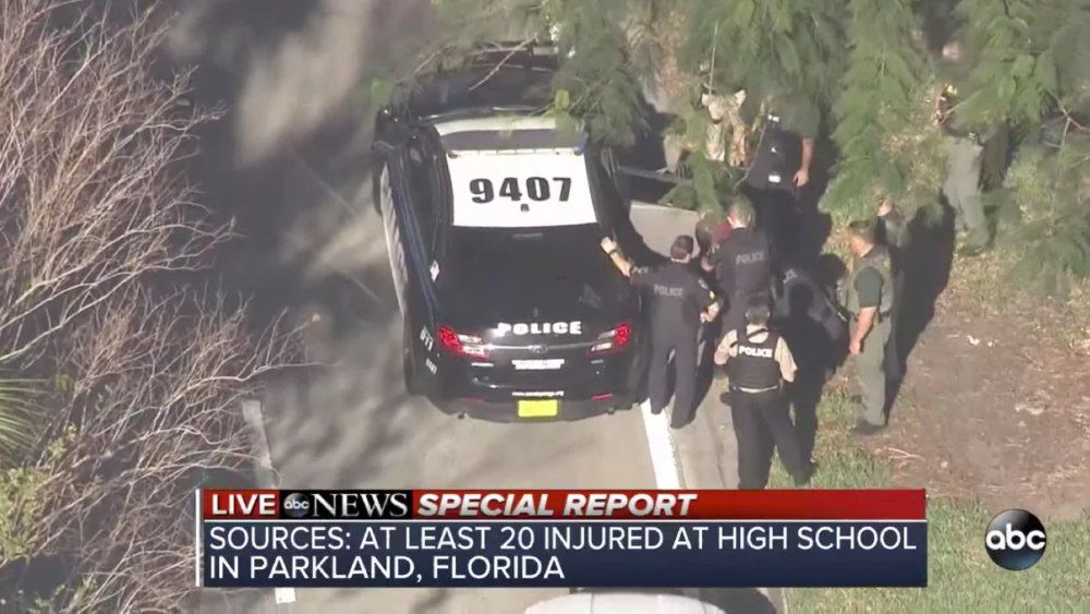 Massacre de mass shooting dans une école de Parkland en Floride