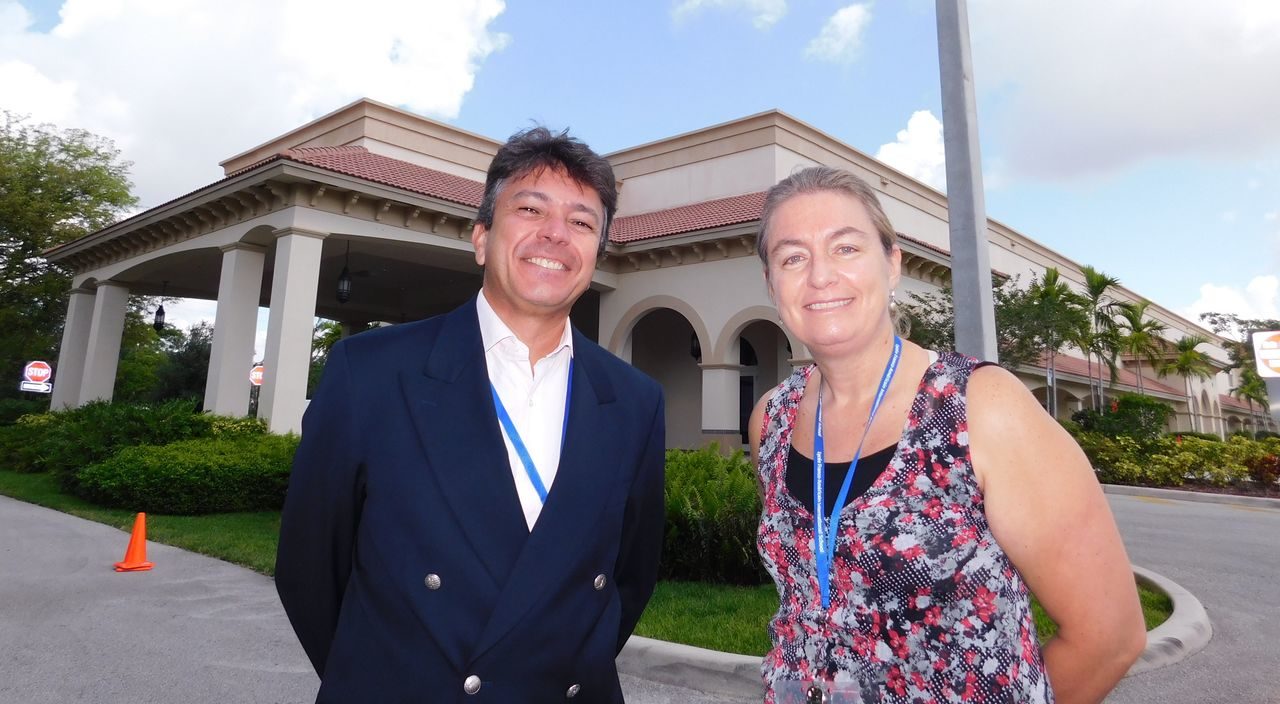 Antonio Rodrigues et Virginie Askinasi du Lycée Franco-Américain (LFA) sz Cooper City annoncent l'ouverture d'un collège dans cette ville proche de Fort Lauderdale (Floride) dès la rentrée 2018