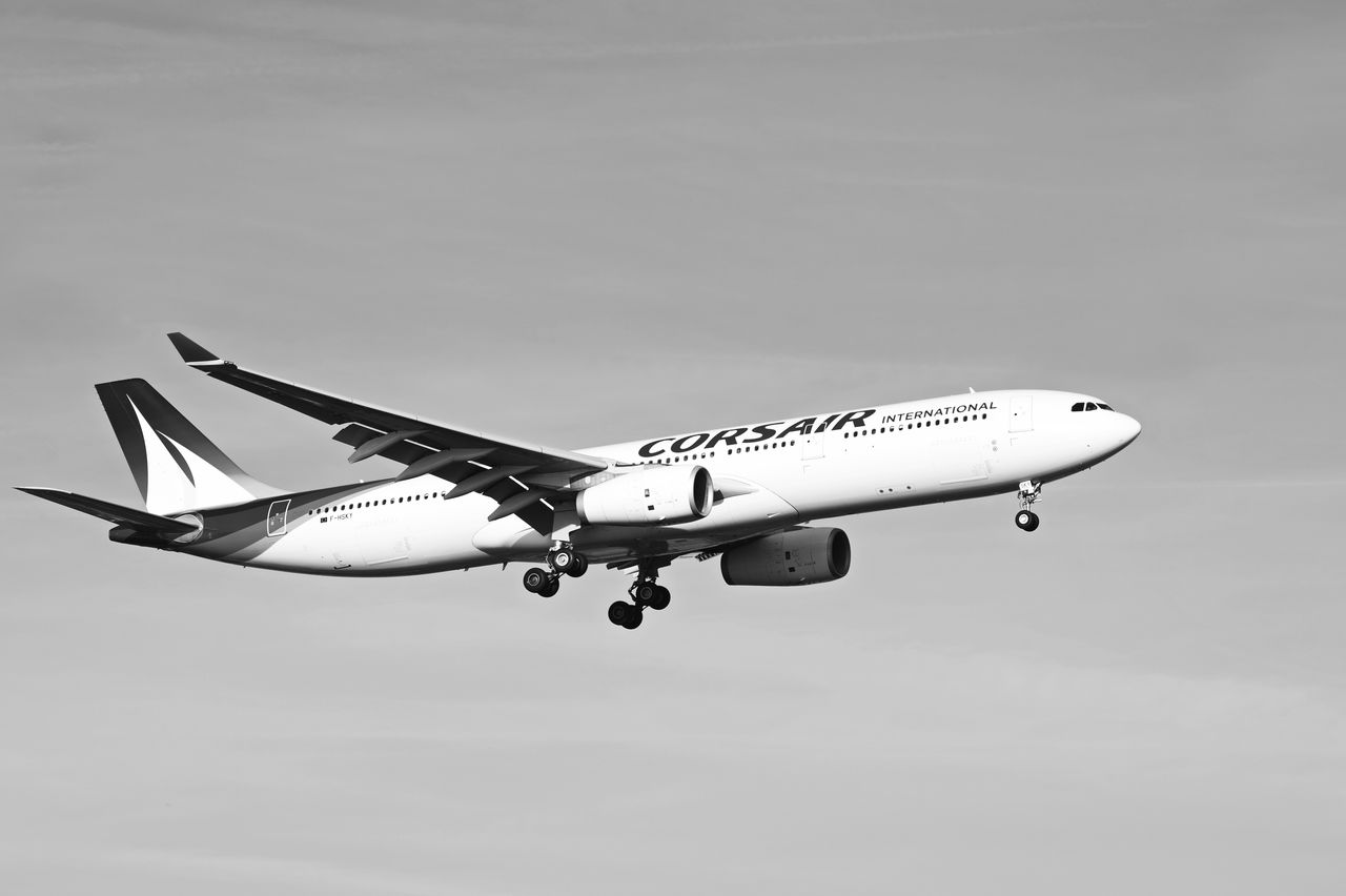 vols avec avions A330 sur la ligne aérienne Paris-Miami avec Corsair