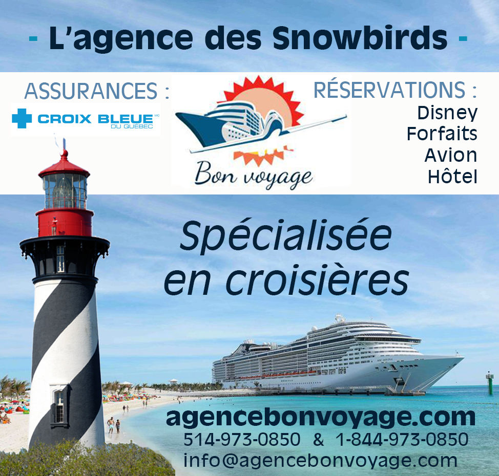 Agence de Voyage Bon Voyage / Croix Bleue du Québec, assurances Etats-Unis