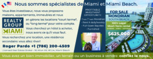 Agent immobilier à Miami et à Miami Beach : Roger Pardo