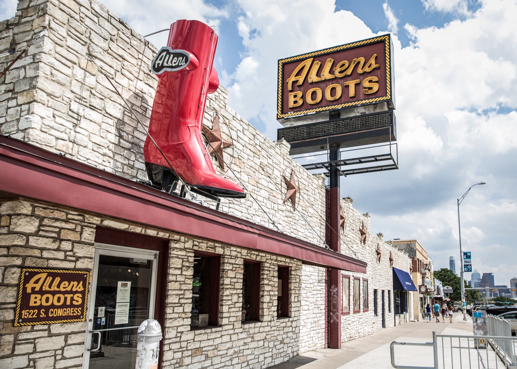 Allen Boots dans le SoCo District d'Austin. 