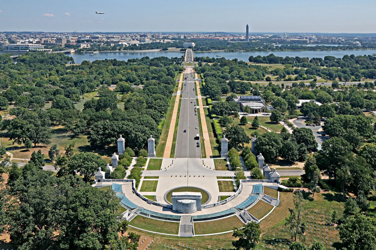 Arlington National Cemetery East Entrance. 