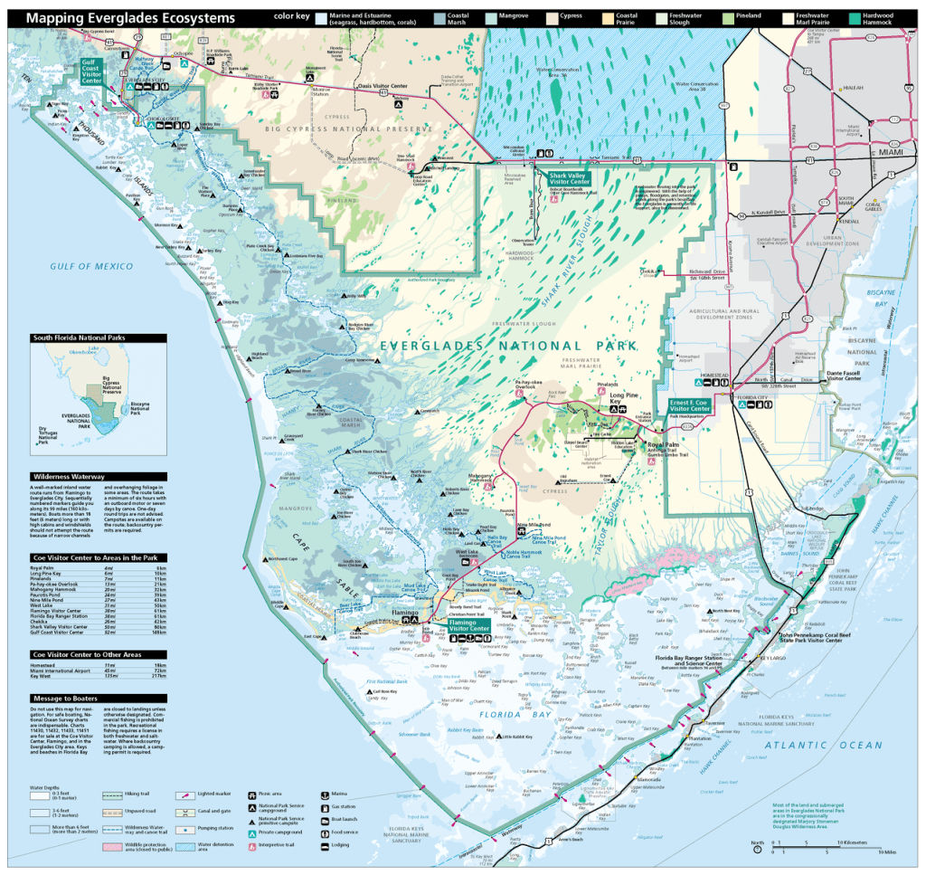 Carte des Everglades