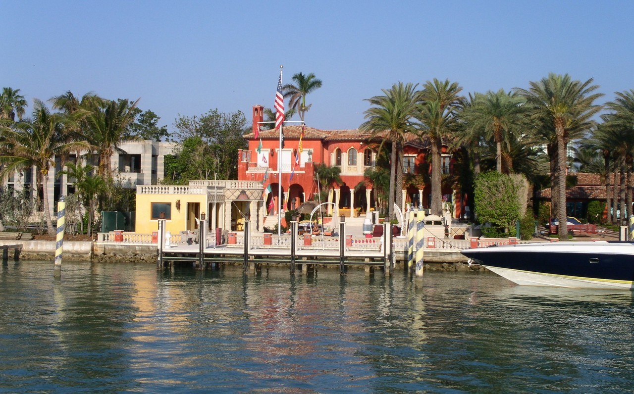 Maison de Julio Iglesias sur Star Island à Miami