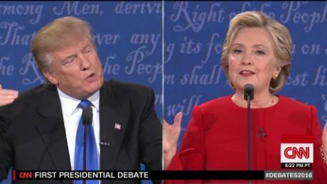 Premier débat entre Donald Trump et Hillary Clinton