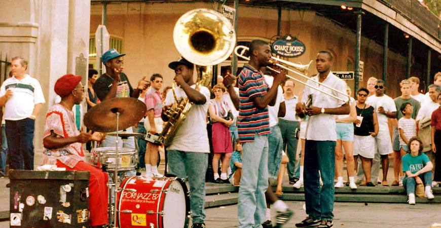 Musique dans les rues de la Nouvelle Orléans
