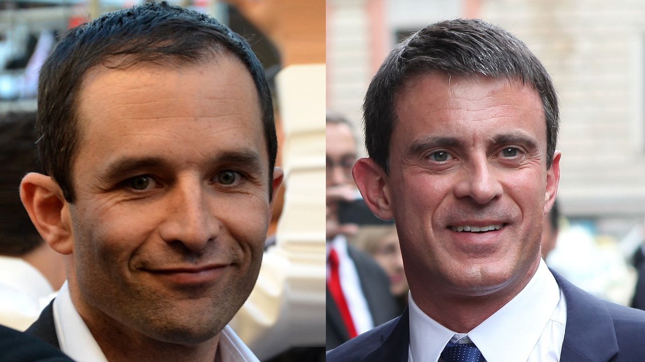 Benoît Hamon et Manuel Valls