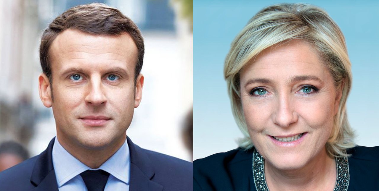 Emmanuel Macron et Marine Le Pen gagnants du 1er tour de l'élection présidentielle 2017