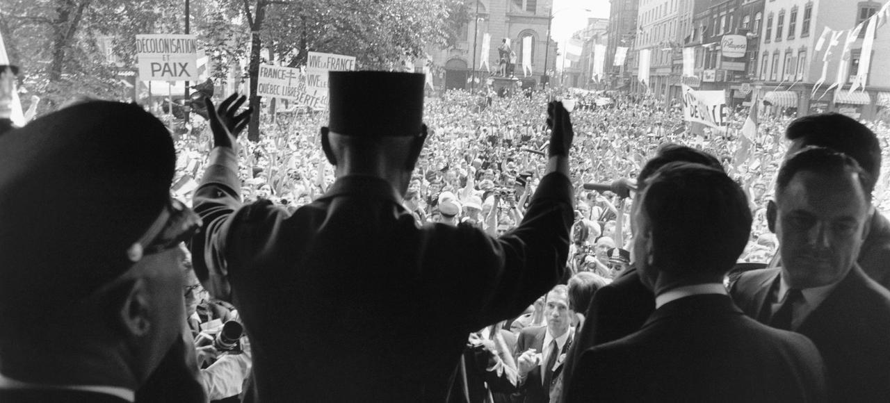 De Gaulle le 24 juillet 1967 à Montréal : "Vive le Québec Libre"