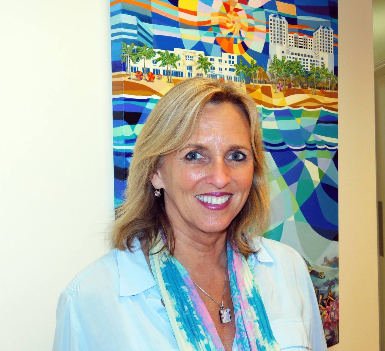 Anne Hotte, CEO (présidente) de la Chambre de Commerce du Greater Hollywood, en Floride