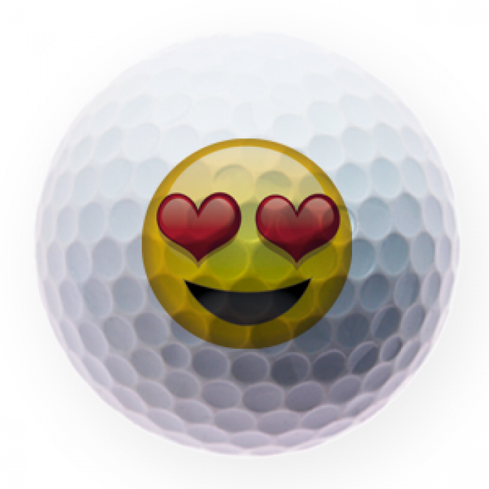 Balles de golf emoticons