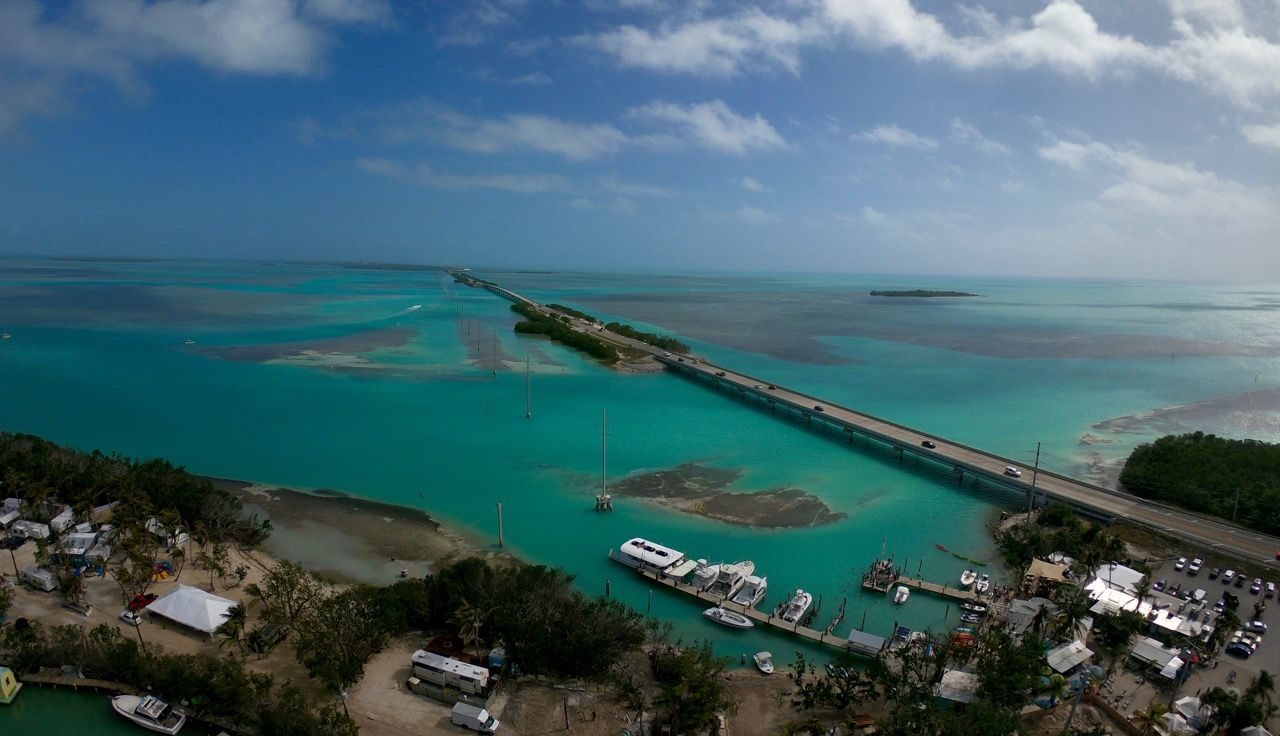 L'île d'Islamorada dans l'archipel des Keys de Floride