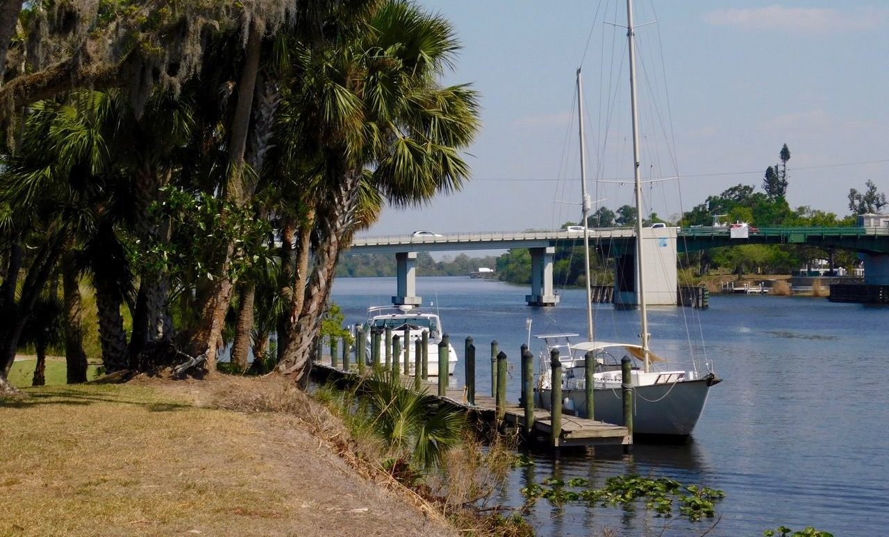 La Caloosahatchee River à La Belle, en Floride