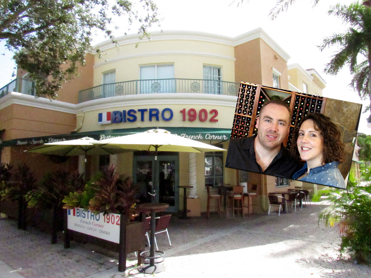 Bistro 1902, restaurant français sur Hollywood blvd, à Hollywood en Floride