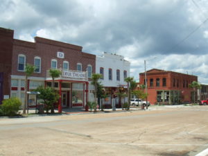 Centre ville d'Apalachicola, en Floride