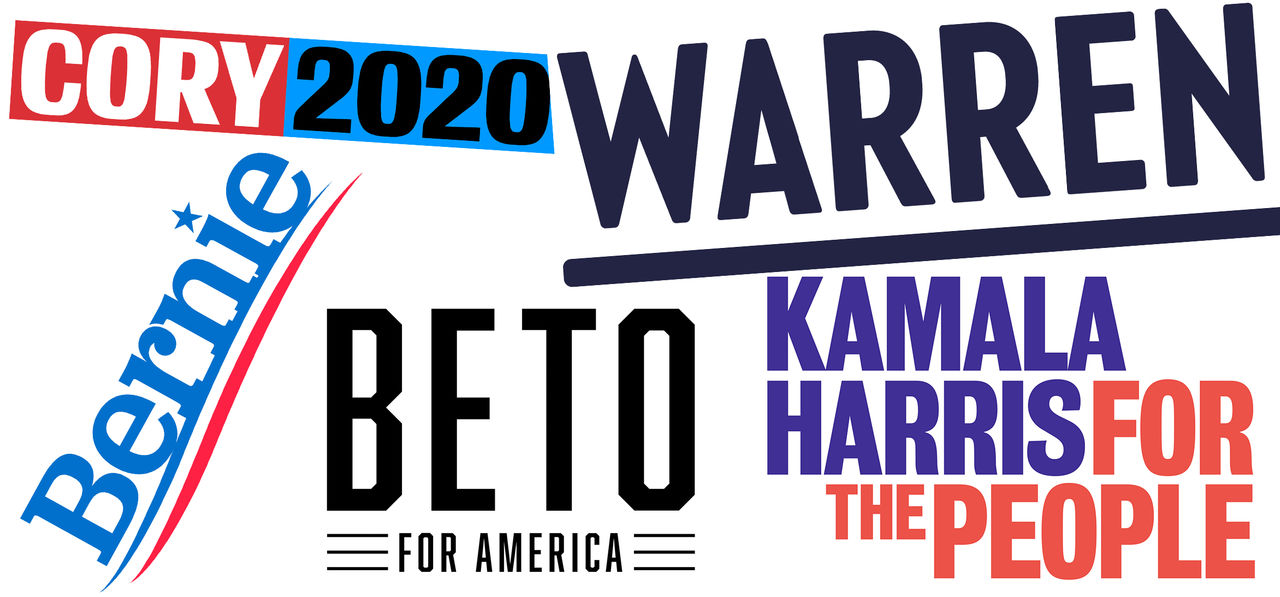 Candidats à la primaire démocrate de 2020 aux Etats-Unis