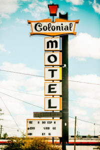 Colonial Motel à Gallup en Californie.