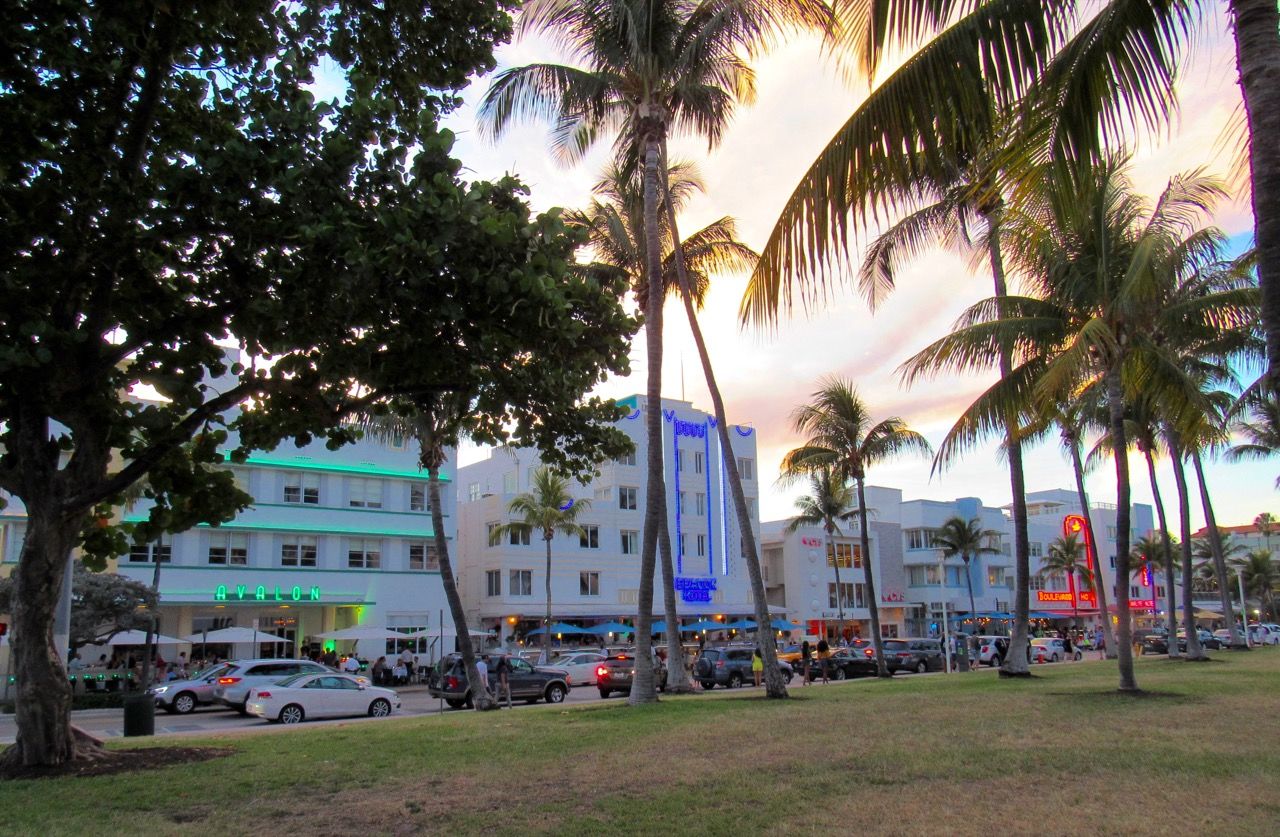 Ocean Drive à South Beach / Miami Beach