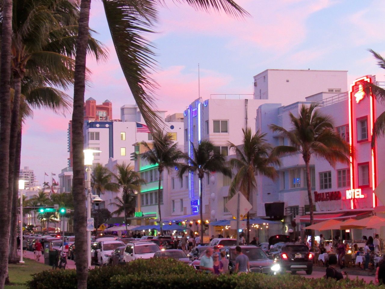 Ocean Drive à South Beach / Miami Beach