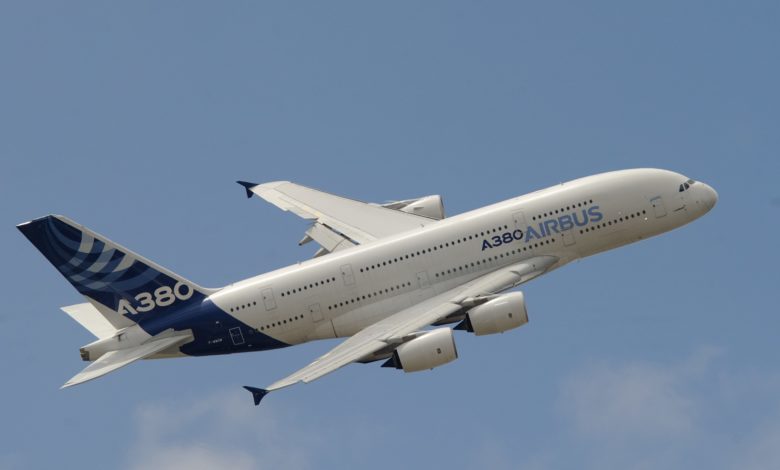 Un Airbus A380.