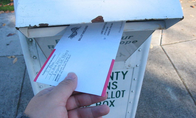 Boite postale spéciale pour les élections, dans l'Etat de l'Oregon