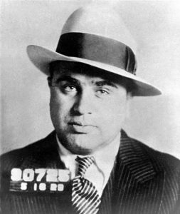 Un fameux "mugshot" de police du mafieux Al Capone