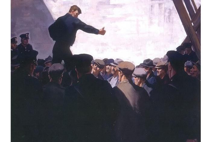 Les réseaux sociaux ont privatisé la liberté d'expression (peinture "Free Speech" réalisée par Maynard Dixon en 1934).