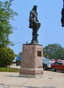 Statue de Robert Cavelier de la Salle à Chicago