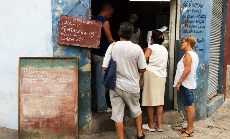 Les rationnements à Cuba en 2014