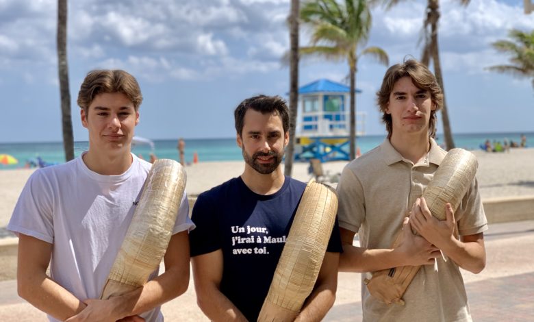 Gorka Sorozabal, Nicolas Eyheragaray et Johan Sorozabal : les joueurs de Pelote Basque de Floride