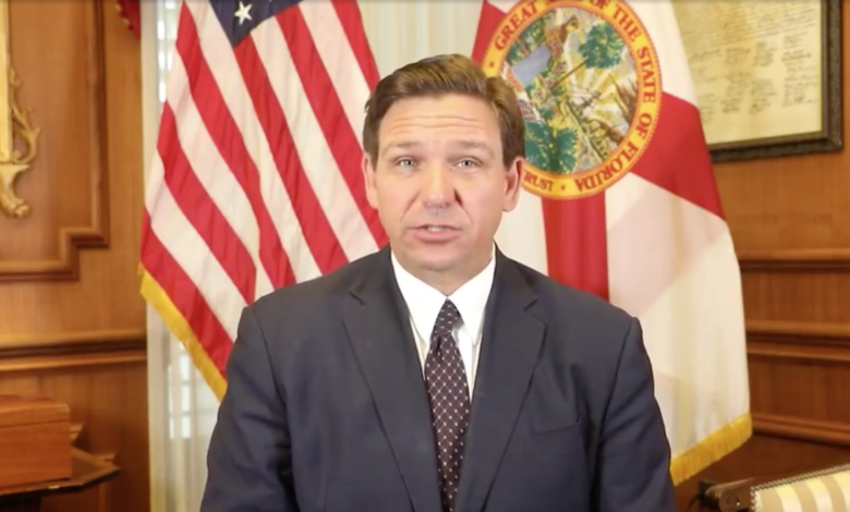 Ron DeSantis, gouverneur de Floride