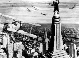 King Kong (1933) sur l'Empire State Building