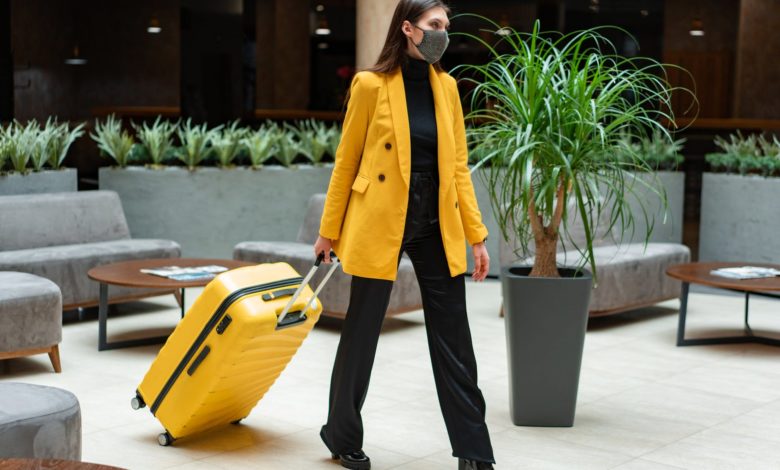 a woman in yellow blazer