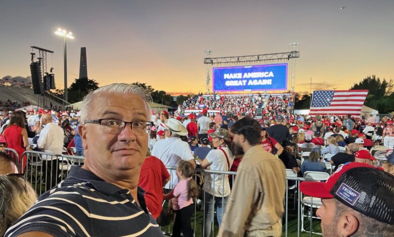 Réunion publique de Donald Trump à Miami
