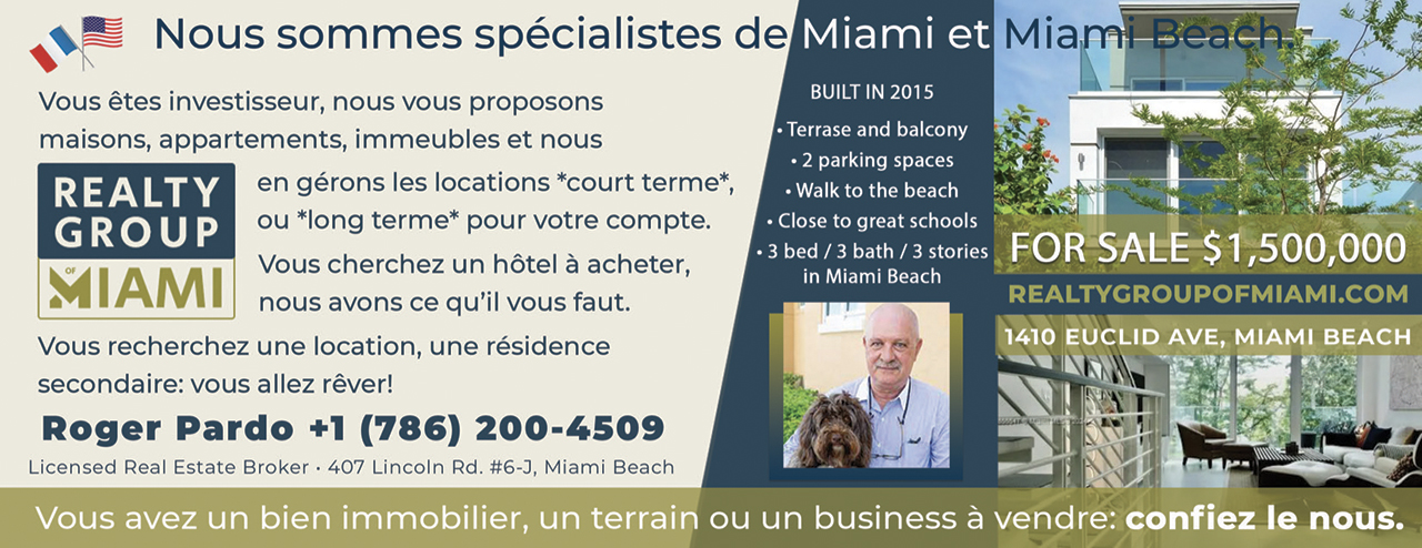 Agent immobilier à Miami : Roger Pardo