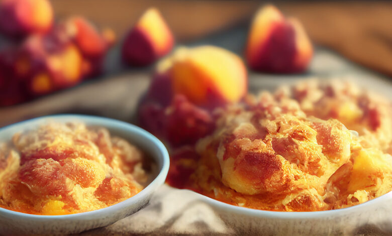 Recette_ Peach Cobbler