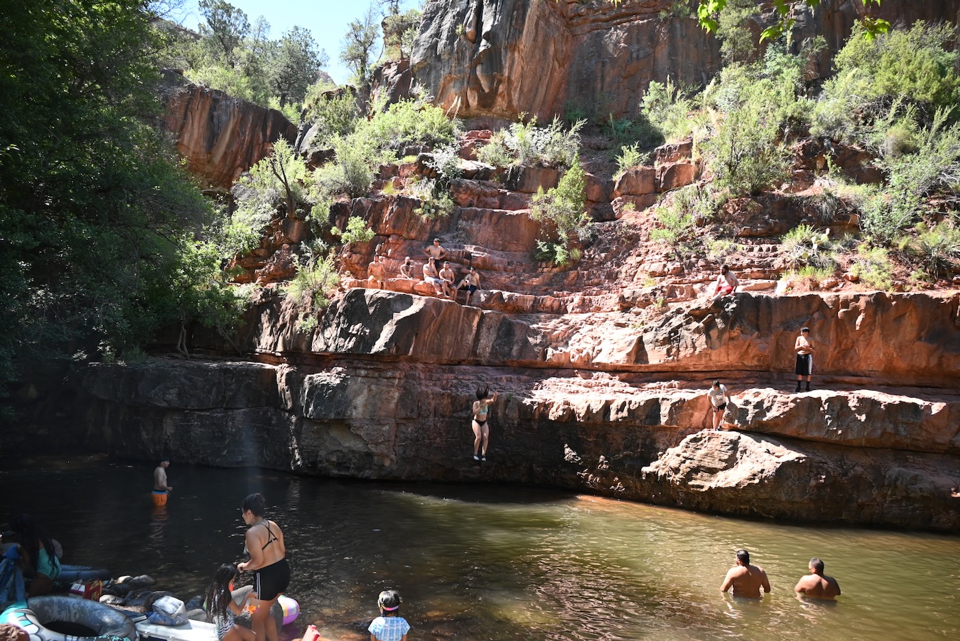 Grasshoper Point sur la rivière Oak Creek à Sedona