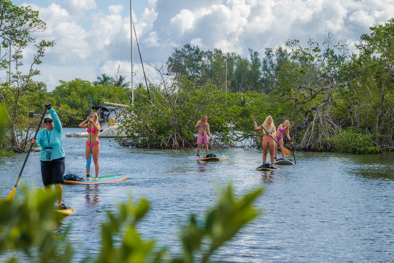 Paddleboard à Jupiter. 