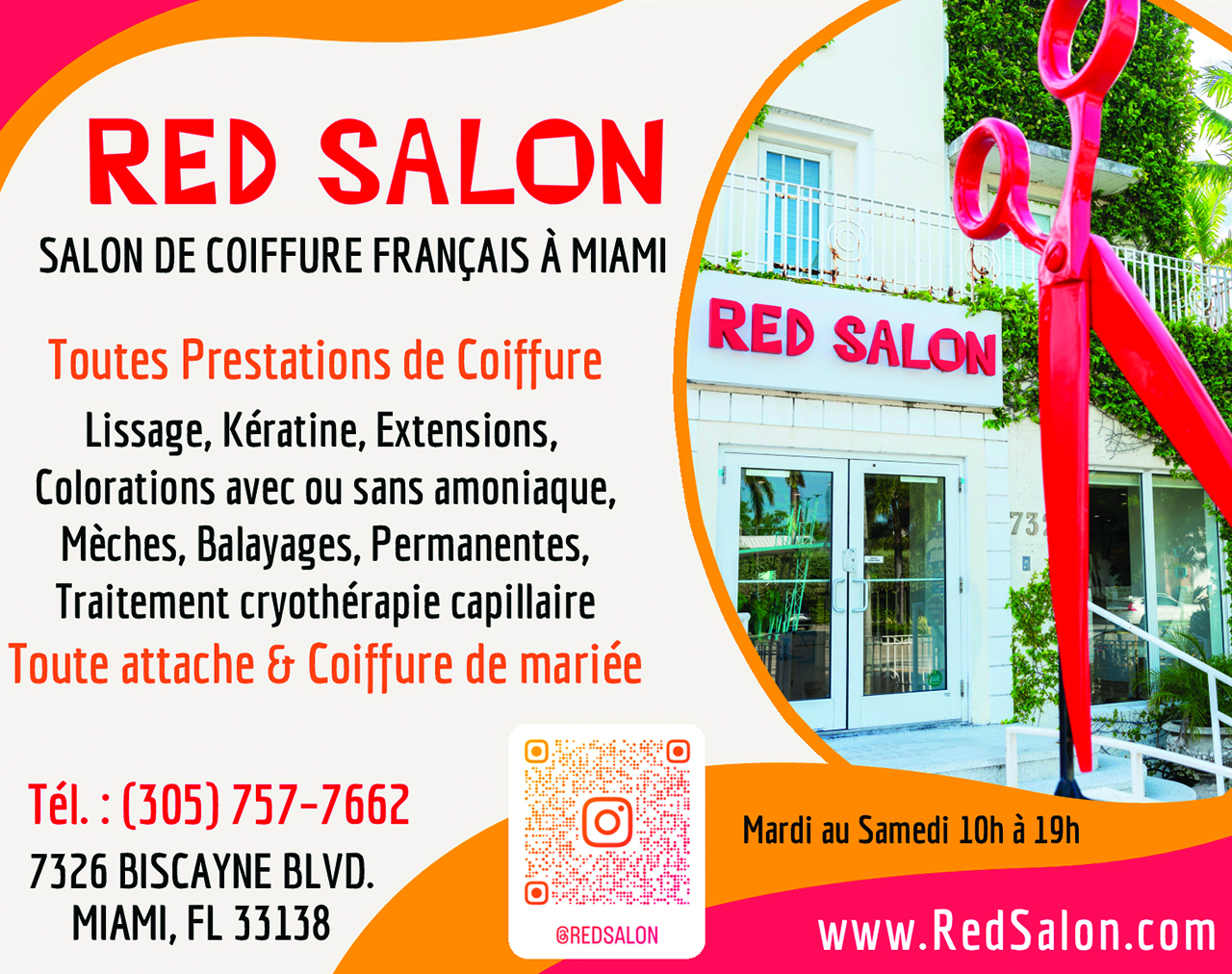 Red Salon : Salon de coiffure à Miami